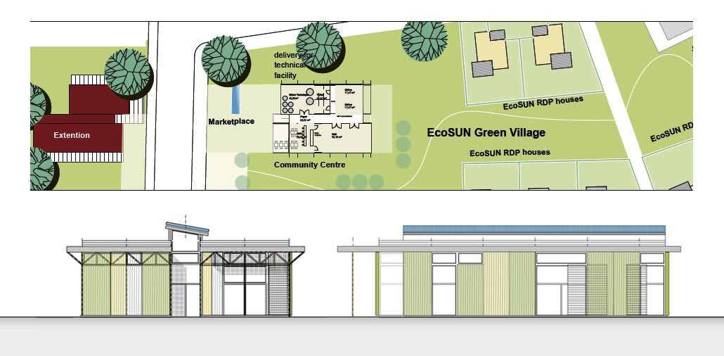 EcoSUN Community Center, Entwurf